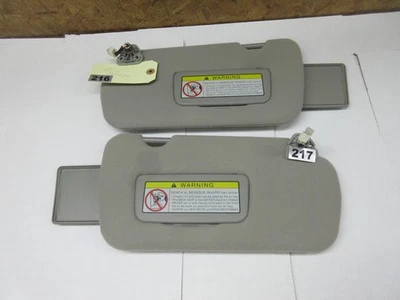2000-2003 Nissan Maxima 2002-2004 Altima Driver & Passenger Sun Visor Pair Gray - Image 1 of 3