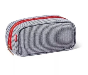 Small Striped Accessory Bag White/Navy - Levi's x Target Zip Pouch - Picture 1 of 1