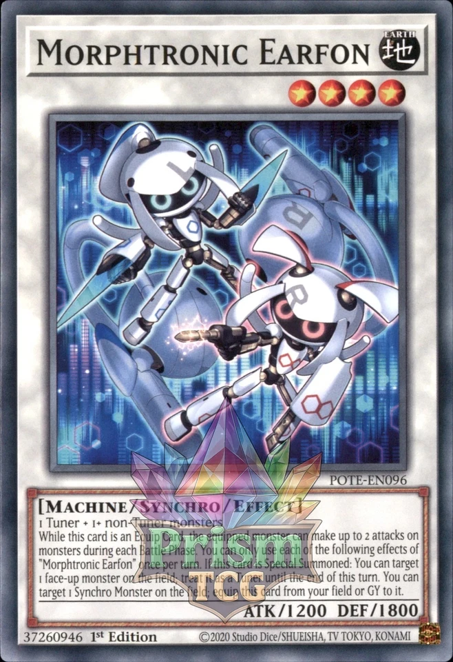 1st Ed Morphtronic Earfon POTE-EN096 Yugioh - Image 1 of 1