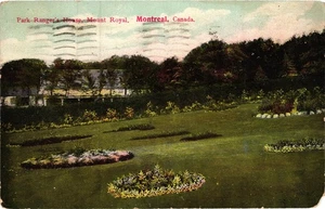 Postal de colección de 1909 Park Rangers House Mount Royal Montreal Canadá Montreal - Imagen 1 de 2
