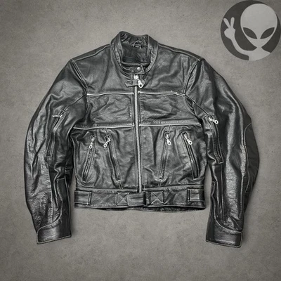 X element Leather Biker Jacket Medium Black Women's - Image 1 of 4