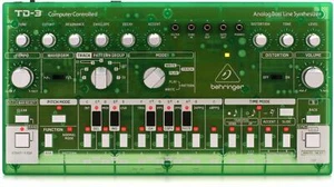 Behringer TD-3-LM Analog Bass Line Synthesizer - Lime - Picture 1 of 7