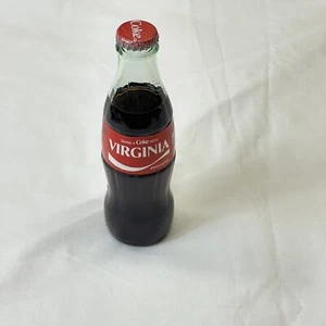 Share A Coke With Virginia 8 Oz Glass Bottle Limited Edition Coca Cola Bottle - Picture 1 of 4