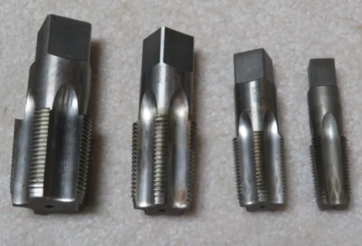 New / Used ?? R & N USA NPTF Pipe Taps  1-1/4;  1";  3/4";  1/2"  11-1/2  14 npt - Image 1 of 4