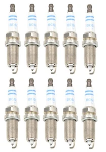 Bosch Set of 10 Spark Plugs For Chrysler Aspen Dodge Dakota Jeep Commander - Picture 1 of 1