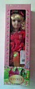 2012 Kinnex Collection Bisque Porcelain Fairy Doll With Wings and Display Stand - Picture 1 of 3
