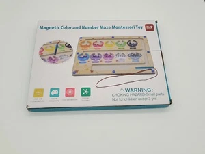 Magnetic Color and Number Maze - Montessori Fine Motor Skills Toys - Afbeelding 1 van 6