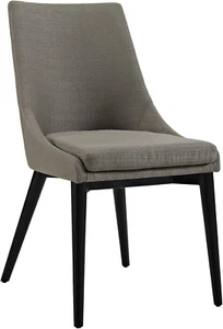 Viscount Mid-Century Modern Upholstered Fabric Kitchen and Dining Room Chair in - Picture 1 of 4
