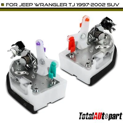 2Pcs Door Lock Actuator for Jeep Wrangler TJ 1997-2002 Front Driver & Passenger - Image 1 of 4