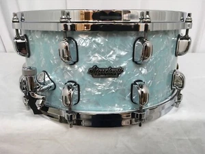 Tama Starclassic Maple 14" Diameter X 6.5" Deep Snare Drum/Ice Blue Pearl/New - Picture 1 of 7