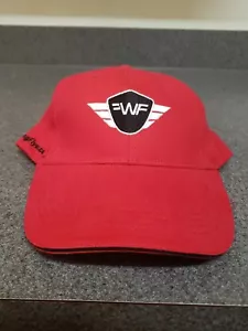 NEW Wing Flyer Aviation Adjustable Strap Red Hat thewingflyer.com NWOT - Picture 1 of 6