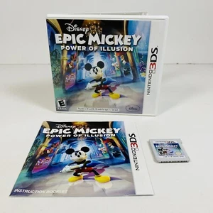 Disney Epic Mickey: Power of Illusion Nintendo 3DS, 2012 Complete EUC Fast Ship - Picture 1 of 8