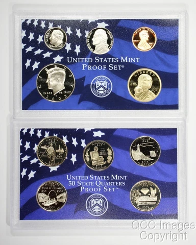 2003 San Francisco Clad Proof Set / OGP Packaging / No Stickers or Writing Cover