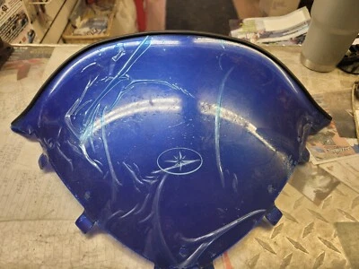 2005 - 2012 OEM Low Sonic Blue Polaris RMK Switchback IQ 600 800 Windshield - Image 1 of 4