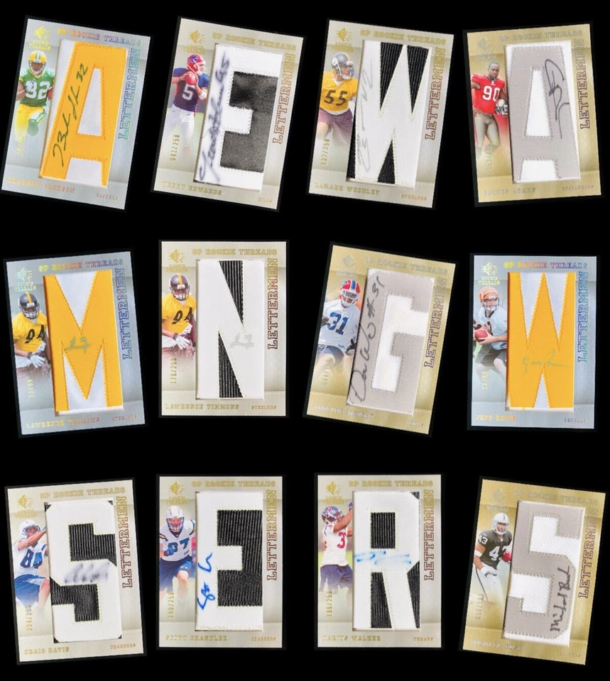 2007 AUTO NAMEPLATE PATCH RC LETTERMEN UD SP Rookie Threads - PICK YOUR PLAYER - Image 1 of 1