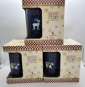 Set 12 Bicchieri Libbey Debbie Mumm Renna/Orso Polare Vacanze Bicchiere - Foto 1 di 3