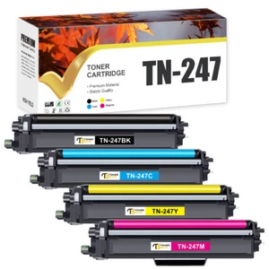 4 XXL TONER TN-247 Kompatibel Für BROTHER MFC-L3750CDW MFC-L3710CW DCP-L3510CDW - Afbeelding 1 van 4