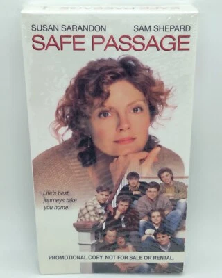 Safe Passage (VHS, 1994) PROMOTIONAL SCREENER New & Sealed! Susan Sarandon - Image 1 of 4