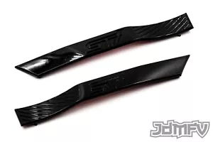 BLACK - Fender Garnish R/L Emblems Gloss Black badges (Fits: 08-14 S-T-I) - Bild 1 von 1