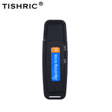 TISHRIC U-Disk Mini Voice Recorder Pen Digital Dictaphone Audio Micro up SD 32GB