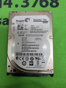 Seagate Momentus Thin 320GB 5400RPM ST320LT012 Hard Drive HDD - Picture 1 of 1