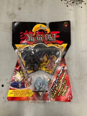 YUGIOH Blue Eyes Toon dragon, Black Skull dragon & arpías mascota dragón conjunto de 3 Foto 1 de 3