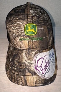 New Camo John Deere Evolve Elude Hat - Makeup Resistant Band - Ponytail Opening - Picture 1 of 9