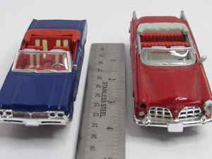 New Ray 1/43 Scale 1966 Oldsmobile Cutlass 442 Convertible and Chrysler 300 - Picture 1 of 16