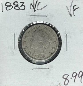 1883 N/C LIBERTY ""V"" NÍQUEL ~ EN MUY BUEN ESTADO ~BONITA MONEDA~ - Imagen 1 de 2