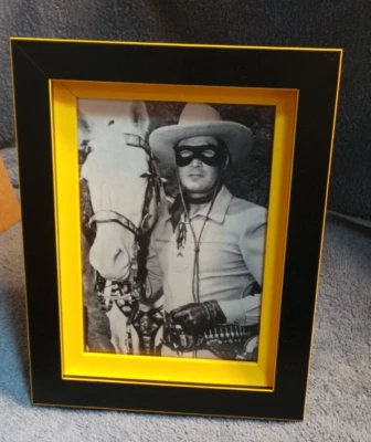 Marco de fotos 3D decorativo de madera original muy bonito caballete de vidrio CRC 5x7 marco trasero Foto 1 de 4