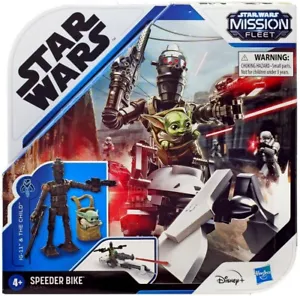 BICICLETA SPEEDER STAR WARS MISSION FLEET IG-11 & THE CHILD caja ligeramente arrugada - Imagen 1 de 3