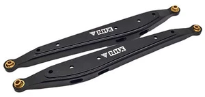 NHX RC Aluminum Rear Lower Trailing Arms Black : RBX10 Ryft - Picture 1 of 4