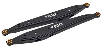 NHX RC Aluminum Rear Lower Trailing Arms Black : RBX10 Ryft - Image 1 of 4