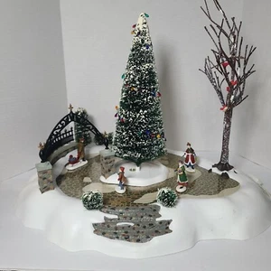Dept 56 Village Animated Set - All Around The Park - Works Fine, READ - Picture 1 of 16