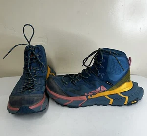 Hoka One One Tennine Hike GTX GORE-TEX Hiking Boots Moroccan Blue size 9.5B - Picture 1 of 14