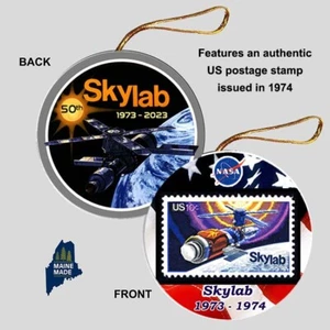 SKYLAB 50th Anniversary Christmas Ornament - Sammlerstück Geschenk NASA Raumstation - Bild 1 von 1