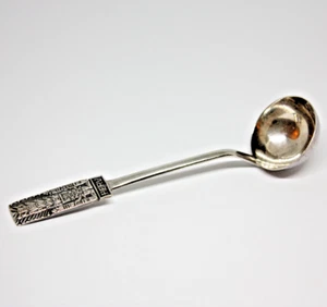 Vintage Löffel PERU Sterling Silber 925 Gewürz Andenken 4,5'' 13,6g - Bild 1 von 8