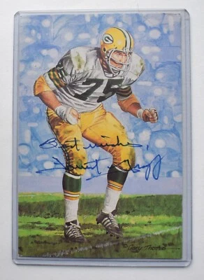 FORREST GREGG auto Goal Line Art card 3413/5000 "Green Bay Packers: - MINT - Image 1 of 3