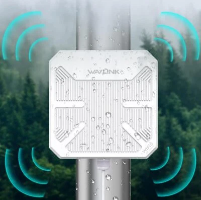 WiFi6 Router Outdoor AX1800 AX3000 Mesh Extender Dual Band AC600 AC1200 Repeater - Image 1 of 4
