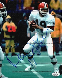 BERNIE KOSAR SIGNED HANDSIGNIERT 8x10 - Cleveland Browns - J.S.A. Authenticated - Bild 1 von 3