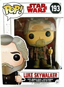 Funko POP Star Wars #193 Luke Skywalker Last Jedi Vinyl Bobble-Head New in Box - Picture 1 of 4