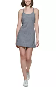 Calvin Klein Performance Women's Exercise Dress Black Heather Size M 3596 - Picture 1 of 1