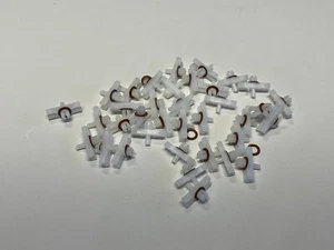 VW BUG 1967-1977 SUPER BEETLE 1971-1979 GERMAN BODY MOLDING CLIPS SET OF 50 - Picture 1 of 1