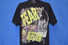 vintage 90s FEAR OF REJECTION BASKETBALL NEON SPRAY PAINT GRAFFITI t-shirt XL