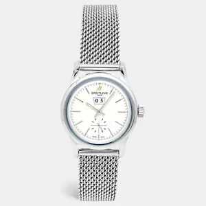 Breitling Silver Stainless Steel Transocean A1631012/G781 Men's Wristwatch 38 mm - Picture 1 of 9