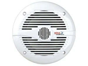 White BOSS MR50W 150W 5-1/4" 2-Way Coaxial Boat Marine Audio Speakers (Pair) - Picture 1 of 2
