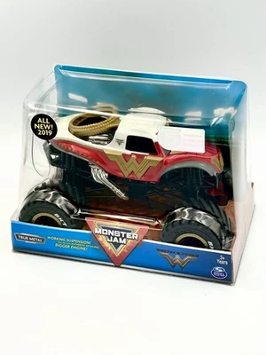 Monster Jam WONDER WOMAN (great condition) 1/24 Spin Master True Metal 2019 - Image 1 of 3