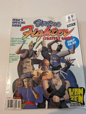 Vintage Virtua Fighter Strategy Guide Sega Official Genesis 32X Saturn Book Japa - Image 1 of 4