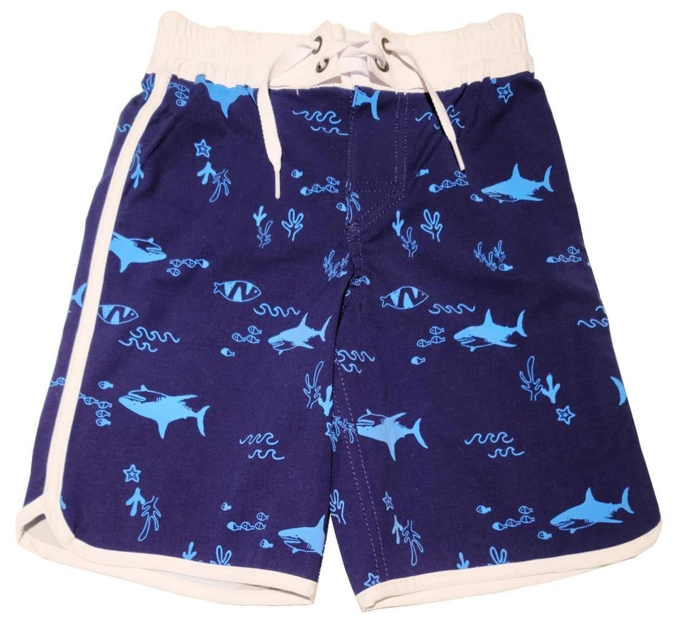 Nuevo Traje de Baño Hanna Andersson Niños Talla 5 110 cm Tiburones Azules Foto 1 de 1