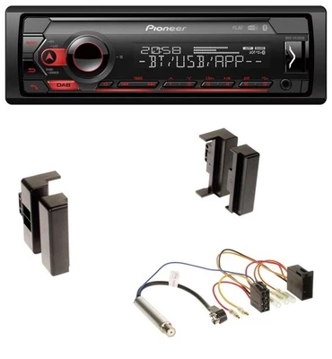 Pioneer MP3 USB DAB Bluetooth Autoradio für Audi A4 B5 bis 99 A6 C4 bis 97 A8 D2 - Bild 1 von 4